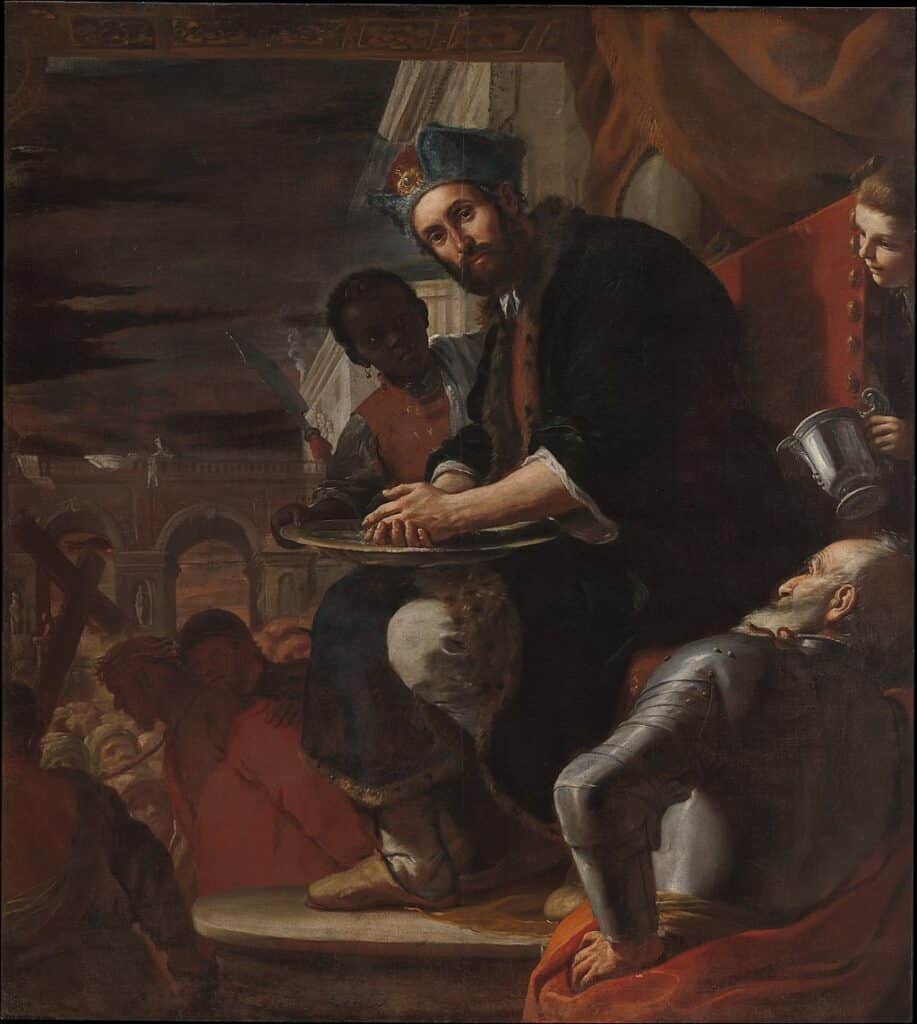 Pontius Pilate Washing his Hands