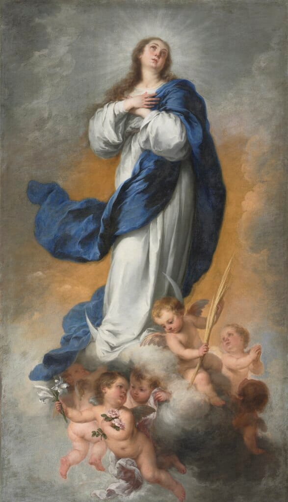 Painting - The Immaculate Conception - Bartolomé Esteban Murillo - 1680
