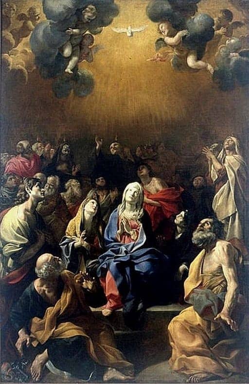 Pentecost (Sunday Rosary) - Giovanni Lanfranco - 1631