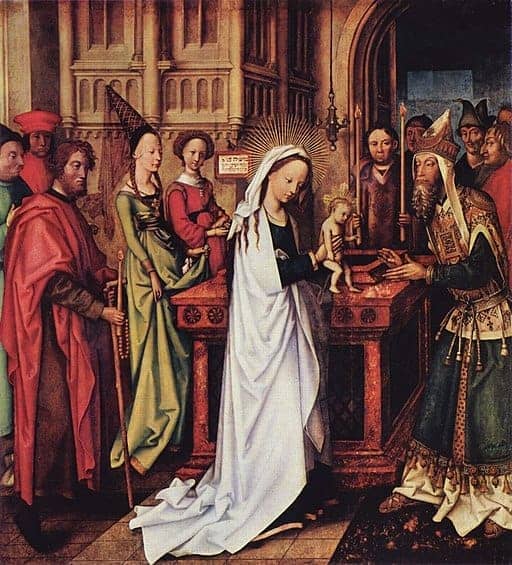 Presentation of Christ in the Temple (Saturday Rosary) - Hans Holbein the Elder - 1500-1501